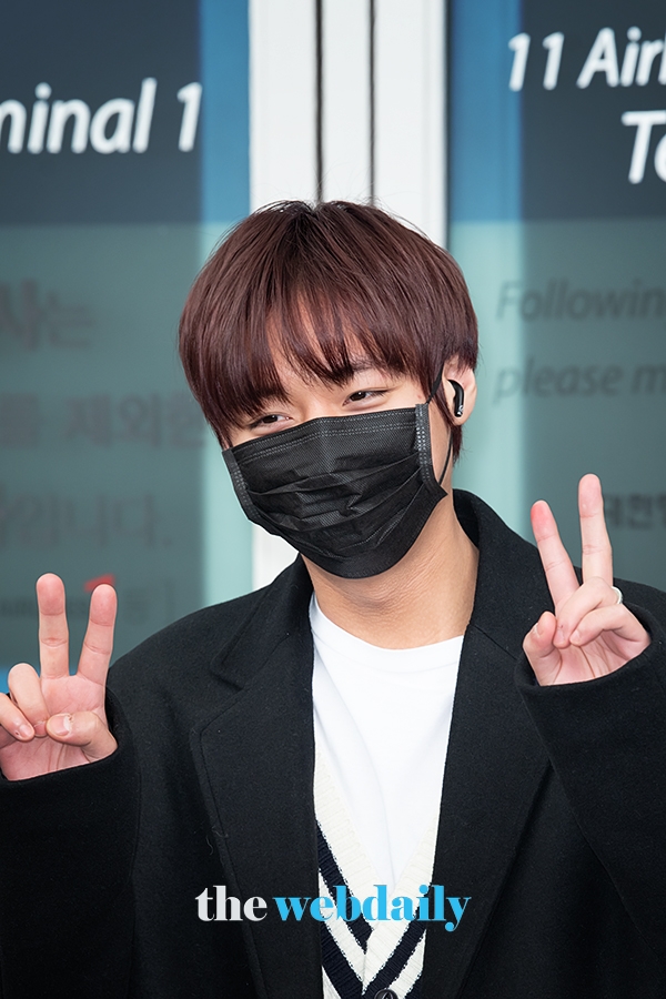 박지훈, 인천국제공항 출국 현장(사진:최수영기자)