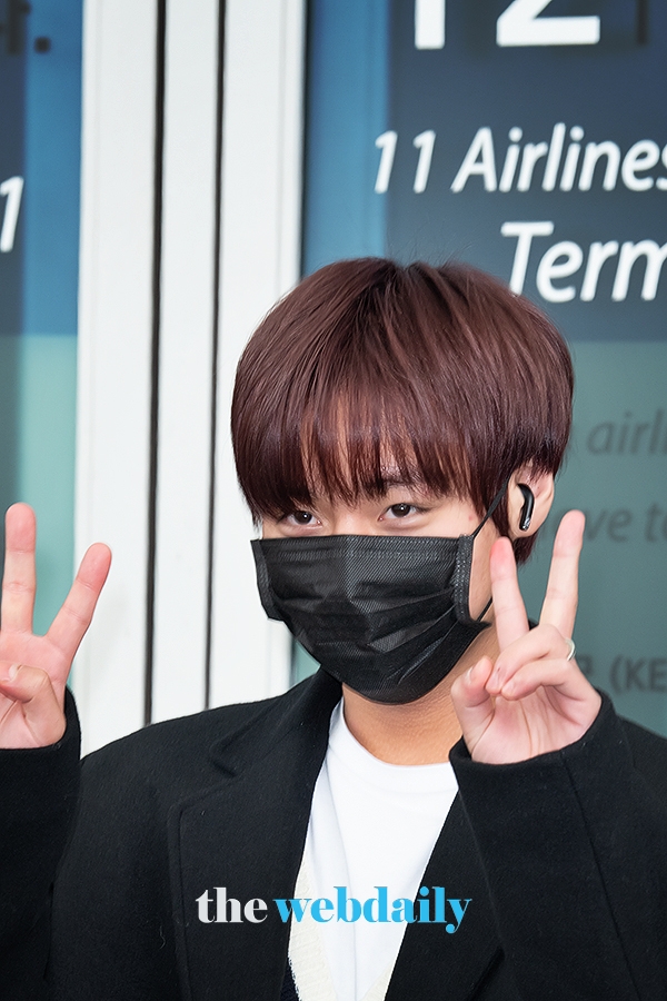 박지훈, 인천국제공항 출국 현장(사진:최수영기자)