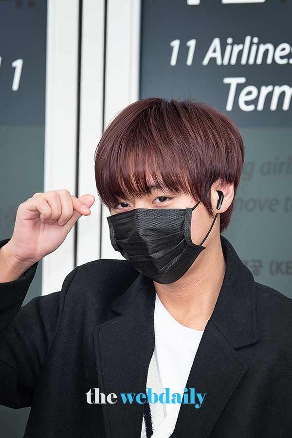 박지훈, 인천국제공항 출국 현장(사진:최수영기자)