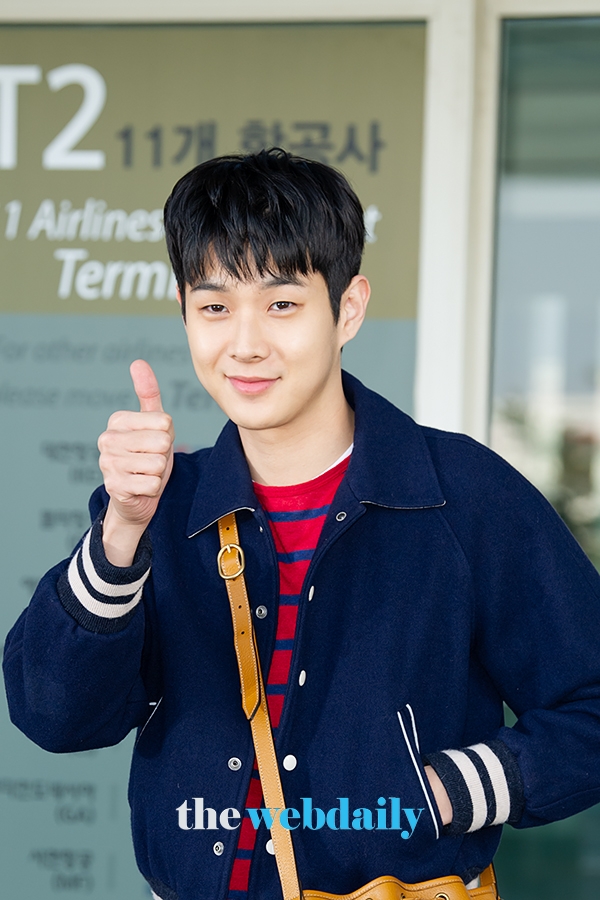 최우식, 인천국제공항 출국 현장 (사진:최수영기자)