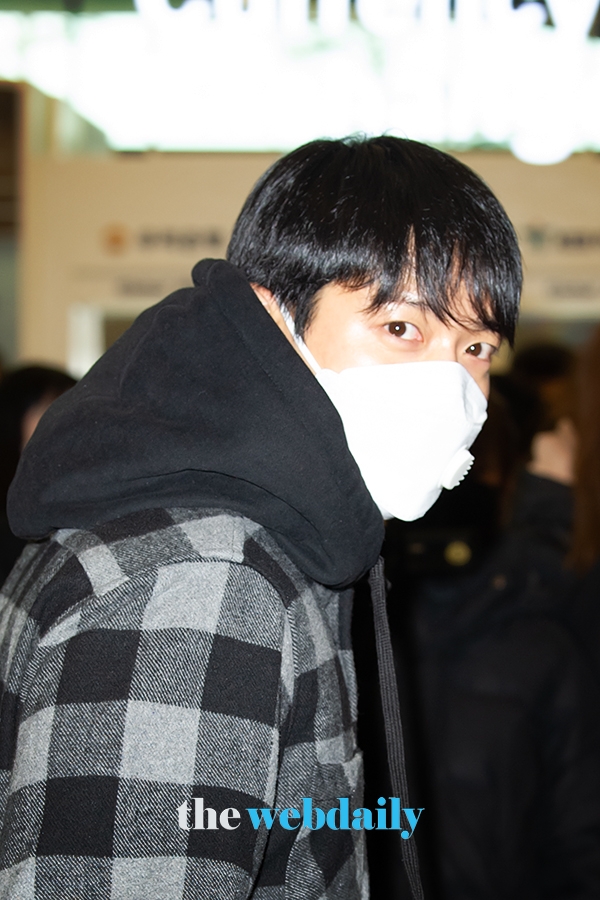 정용화, 인천국제공항 입국 현장 (사진:최수영기자)
