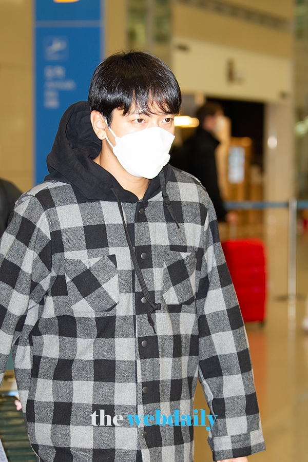 정용화, 인천국제공항 입국 현장 (사진:최수영기자)