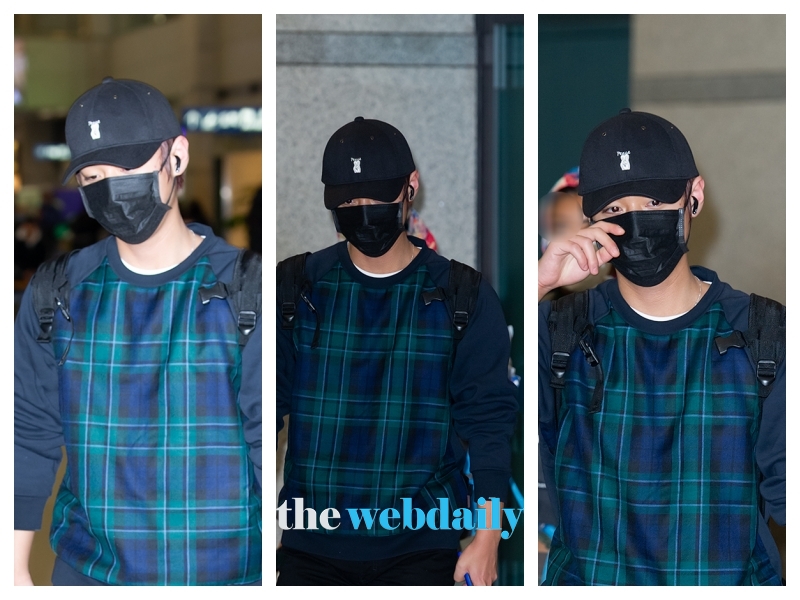 박지훈, 인천국제공항 입국 현장 (사진:최수영기자)