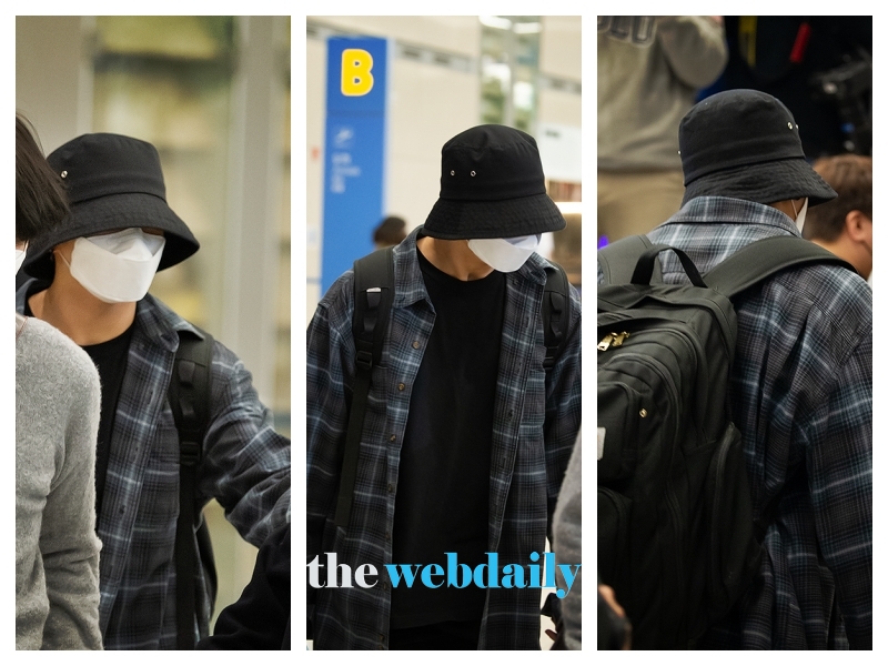 방탄소년단(BTS) 정국, 인천국제공항 입국 현장(사진:최수영기자)