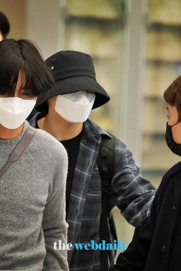 방탄소년단(BTS) 정국, 인천국제공항 입국 현장(사진:최수영기자)