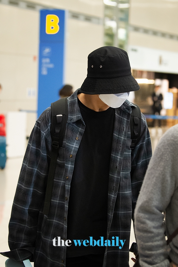 방탄소년단(BTS) 정국, 인천국제공항 입국 현장(사진:최수영기자)