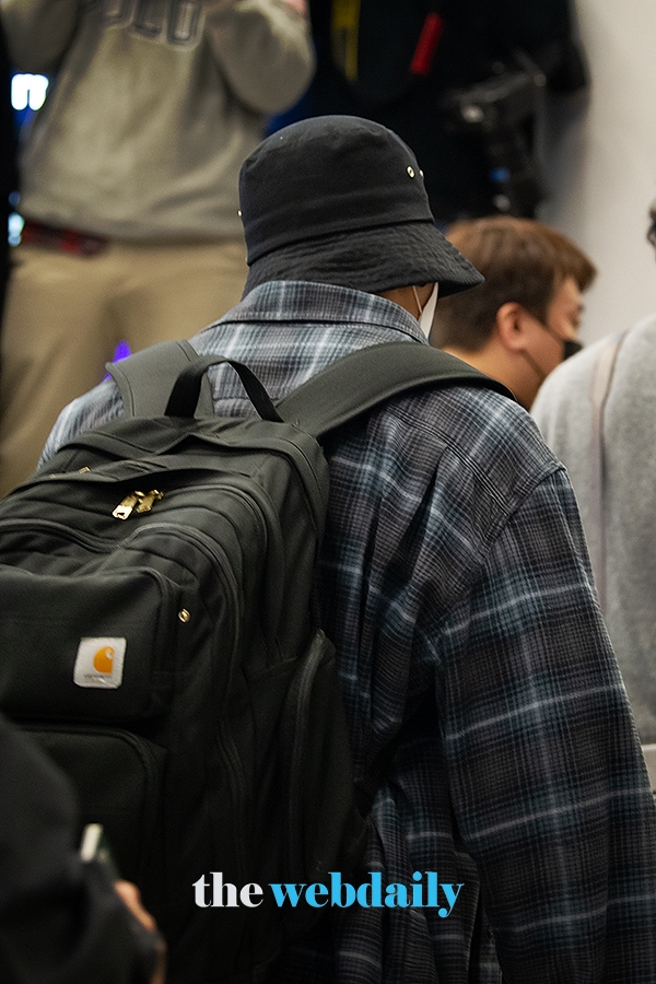 방탄소년단(BTS) 정국, 인천국제공항 입국 현장(사진:최수영기자)