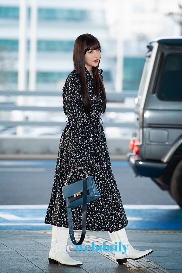 레드벨벳(RedVelvet) 조이, 인천국제공항 출국 현장(사진:최수영기자)