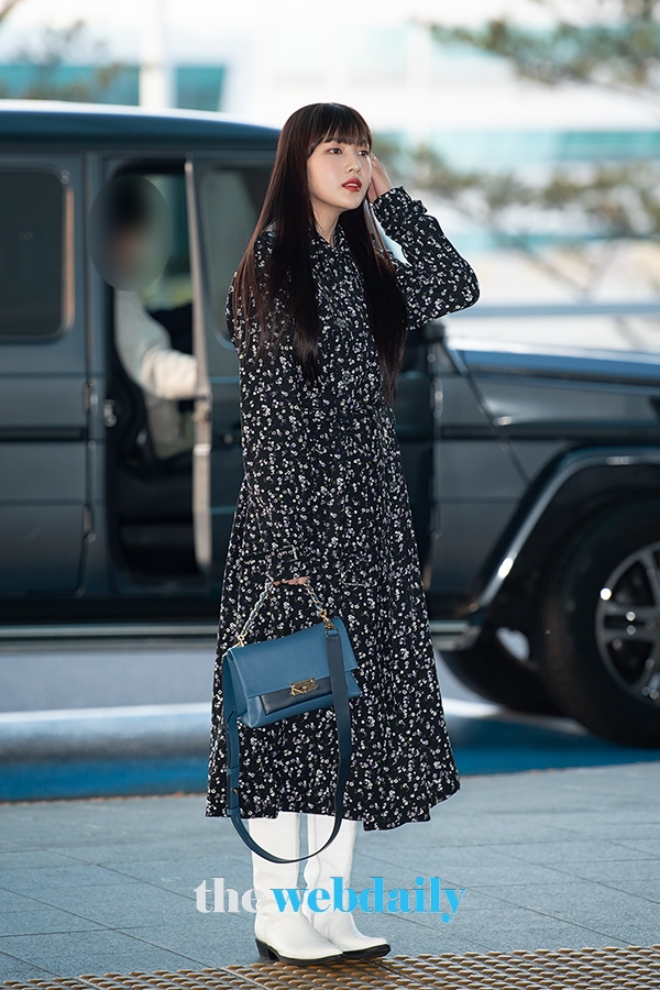 레드벨벳(RedVelvet) 조이, 인천국제공항 출국 현장(사진:최수영기자)
