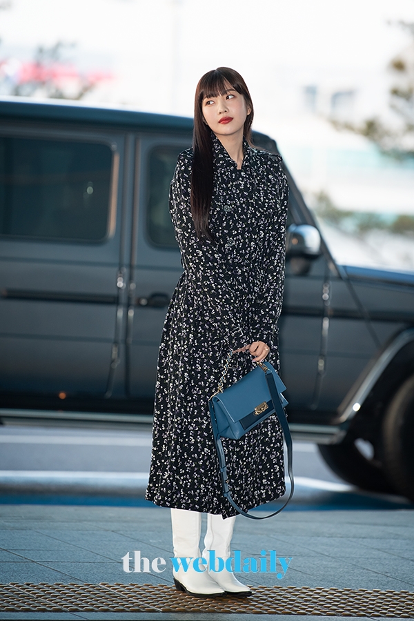 레드벨벳(RedVelvet) 조이, 인천국제공항 출국 현장(사진:최수영기자)