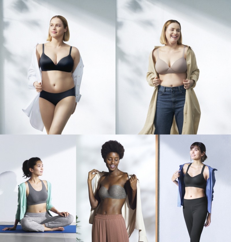 유니클로 ‘2020 S/S 와이어리스 브라 컬렉션’ 강화