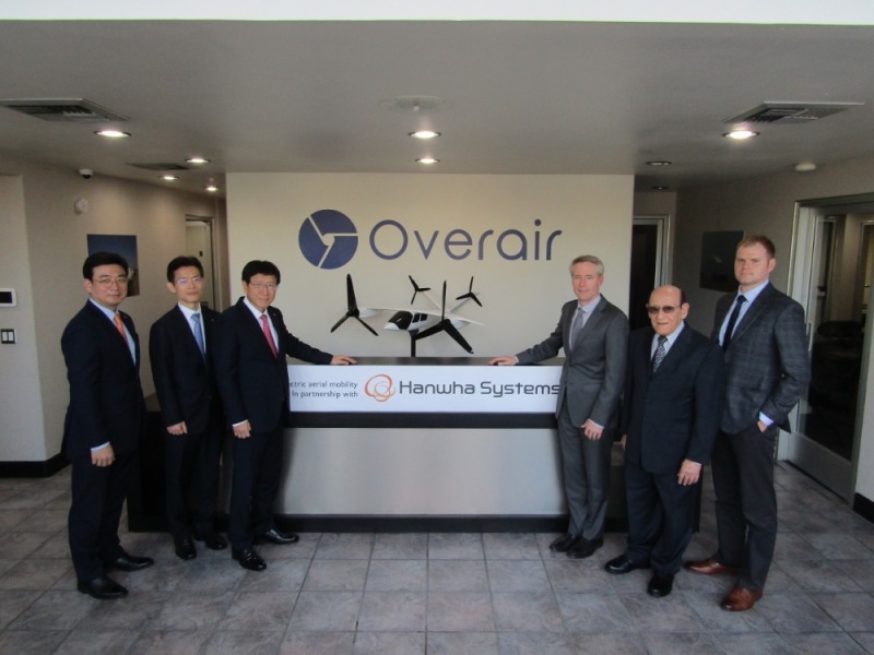 한화시스템, 오버에어사와 미래도시 교통수단 에어택시 공동개발 본격 참여