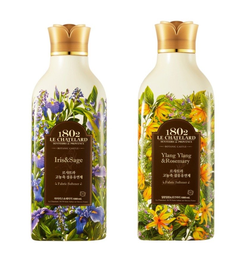 애경산업, 르샤트라 1802 섬유유연제 보타닉캐슬 출시