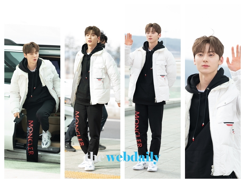 뉴이스트(NU'EST) 황민현, 인천국제공항 출국 현장 (사진:최수영기자)
