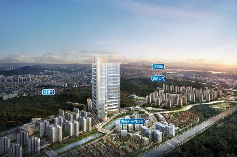 DMC 스타허브플러스 광역 조감도.