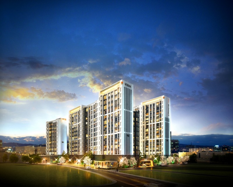 장위15-1구역 가로주택정비사업 조감도.(사진=호반건설)