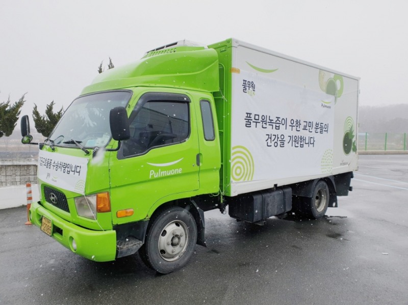 풀무원, 코로나19 확산방지 위해 3차 귀국한 중국 우한교민에게 녹즙 지원