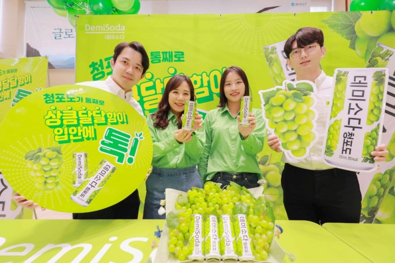 동아오츠카, ‘데미소다 청포도’ 출시