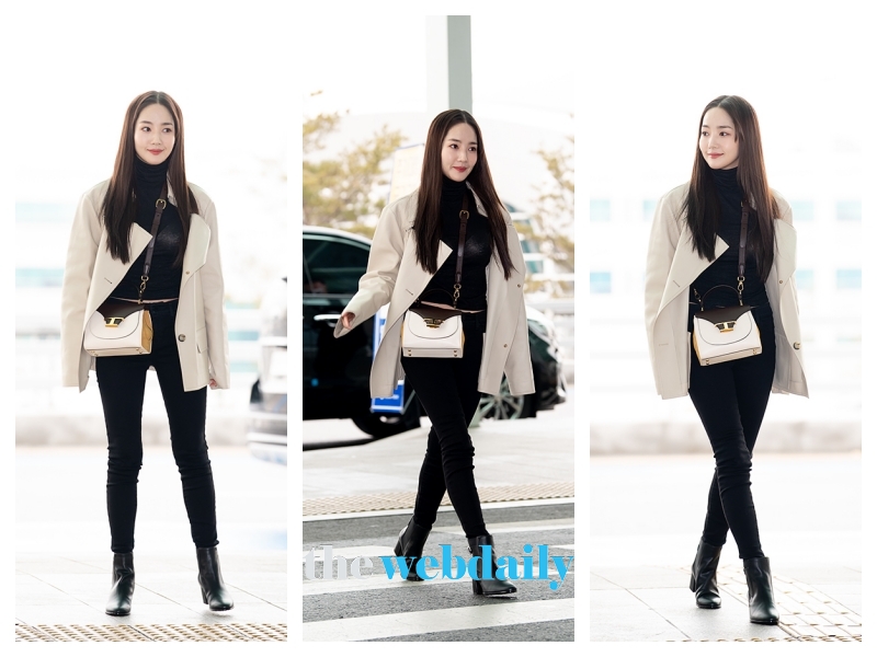 박민영, 인천국제공항 출국 현장 (사진:최수영기자)