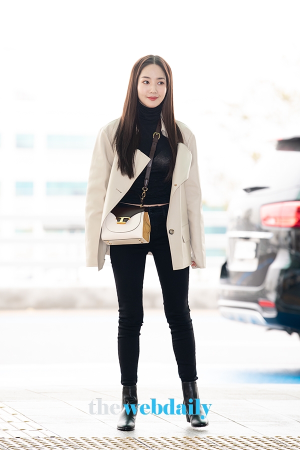 박민영, 인천국제공항 출국 현장 (사진:최수영기자)