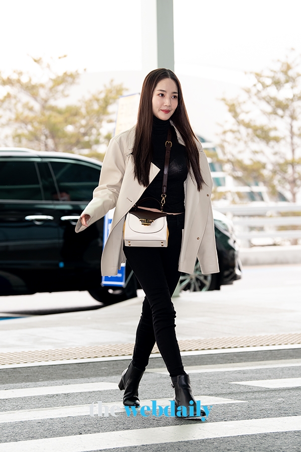 박민영, 인천국제공항 출국 현장 (사진:최수영기자)