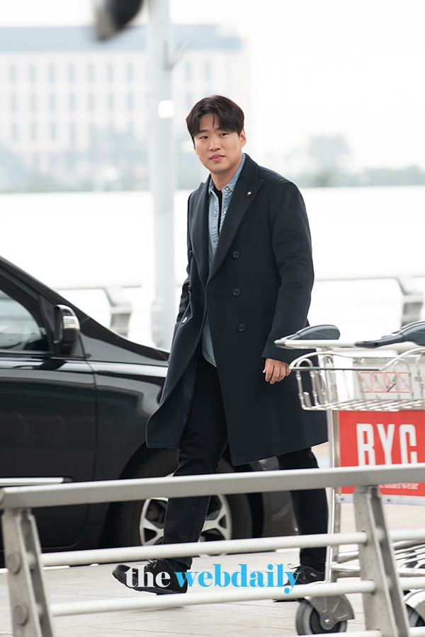 안재홍, 인천국제공항 출국 현장 (사진:최수영기자)