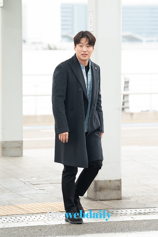 안재홍, 인천국제공항 출국 현장 (사진:최수영기자)