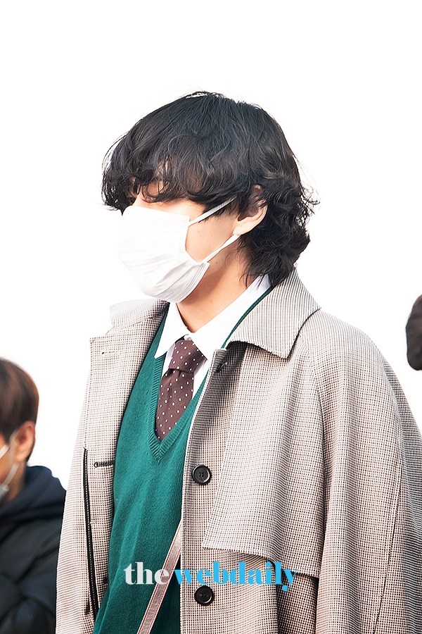 방탄소년단(BTS) 뷔, 인천국제공항 출국 현장(사진:최수영기자)