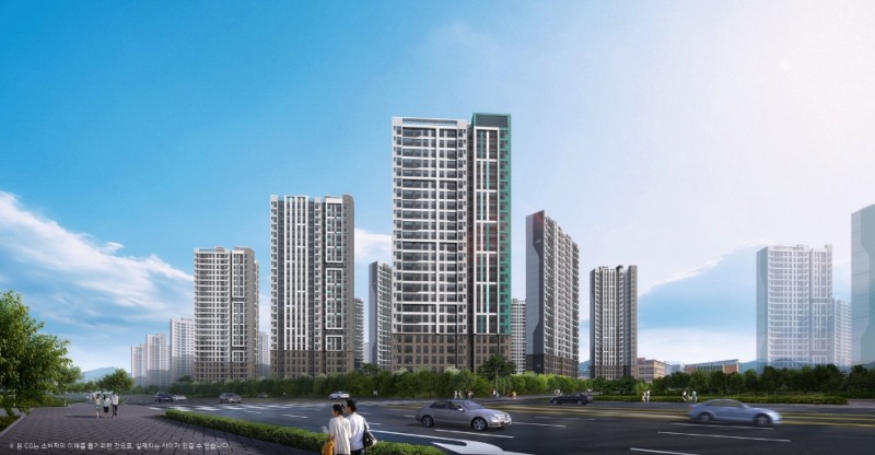 고덕신도시 제일풍경채 2차 Edu’ 투시도.