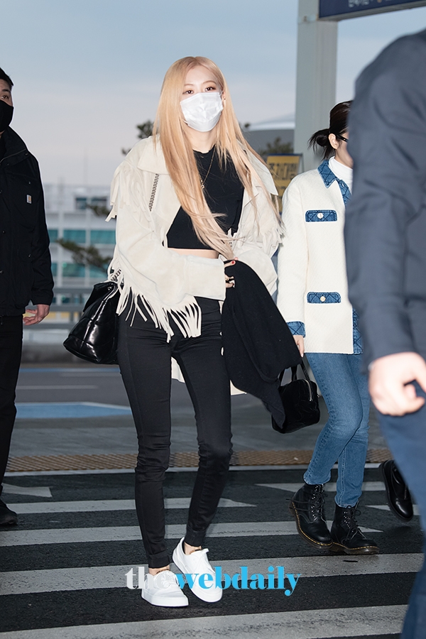 BLACKPINK(블랙핑크) 로제, 인천국제공항 출국 현장(사진:최수영기자)