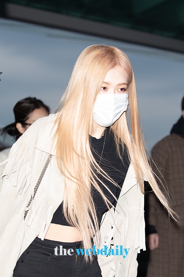 BLACKPINK(블랙핑크) 로제, 인천국제공항 출국 현장(사진:최수영기자)
