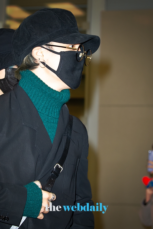 방탄소년단(BTS) 지민, 인천국제공항 입국 현장(사진:최수영기자)