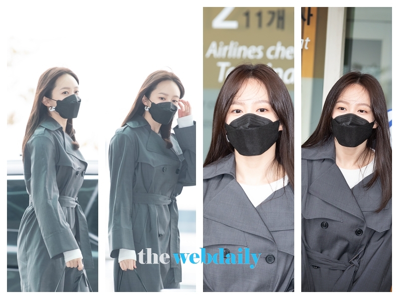 하니, 인천국제공항 출국 현장 (사진:최수영기자)