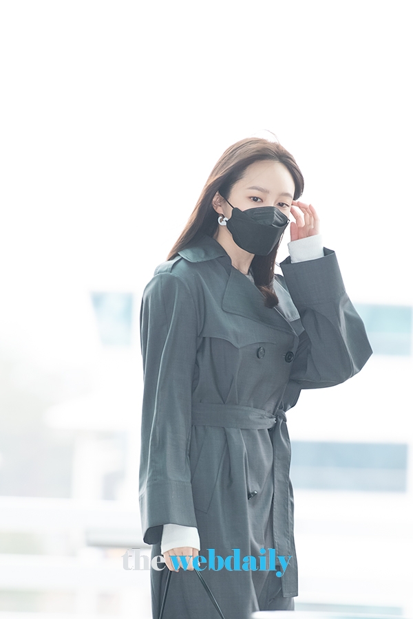 하니, 인천국제공항 출국 현장 (사진:최수영기자)