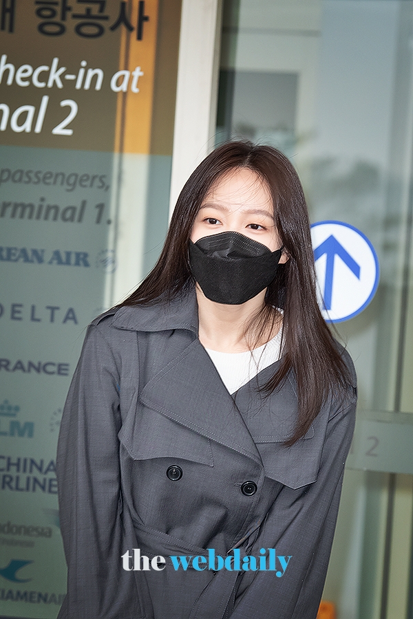 하니, 인천국제공항 출국 현장 (사진:최수영기자)