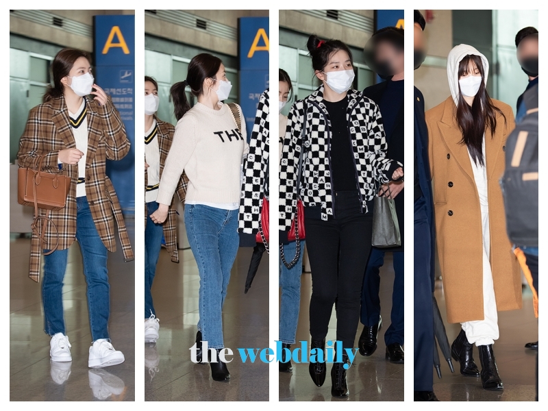 레드벨벳(RedVelvet), 인천제공항 입국 현장 (사진:최수영기자)