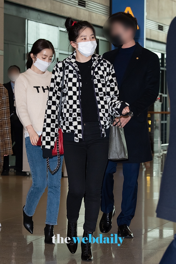 레드벨벳(RedVelvet) 슬기, 인천제공항 입국 현장 (사진:최수영기자)
