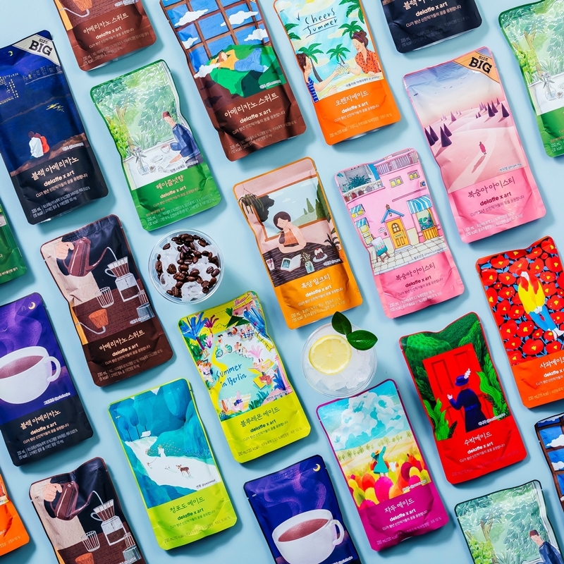 CU, 감성 델라페 아이스드링크 출시