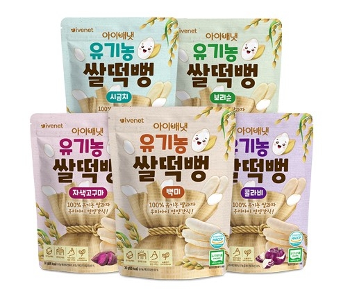 아이배냇, 첨가물 없는 ‘유기농 쌀떡뻥’ 5종 리뉴얼 출시