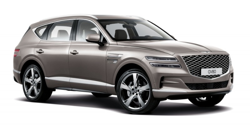 제네시스 GV80 가솔린 투입…2.5 터보 6037만원부터