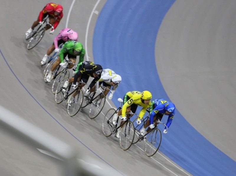 경륜 선수들의 경기 모습. (사진=국민체육진흥공단)