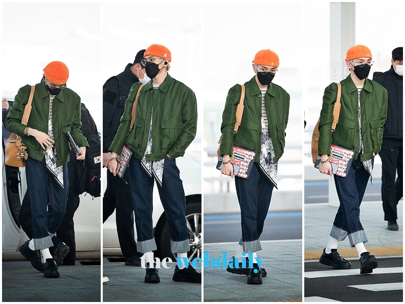 NCT127 태용, 인천국제공항 출국 현장
