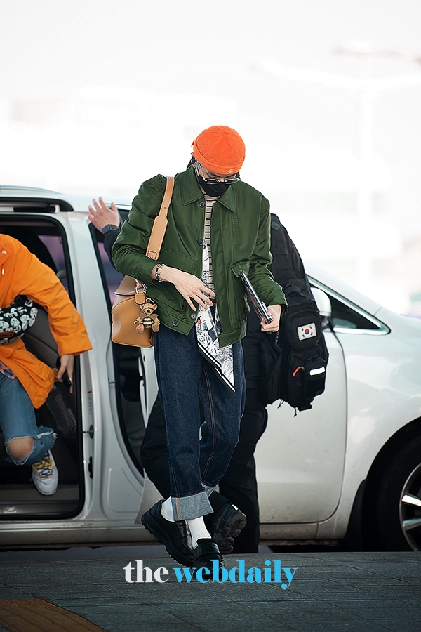 NCT127 태용, 인천국제공항 출국 현장
