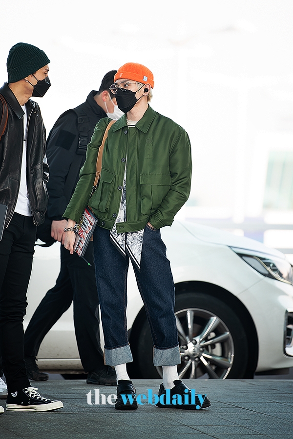 NCT127 태용, 인천국제공항 출국 현장