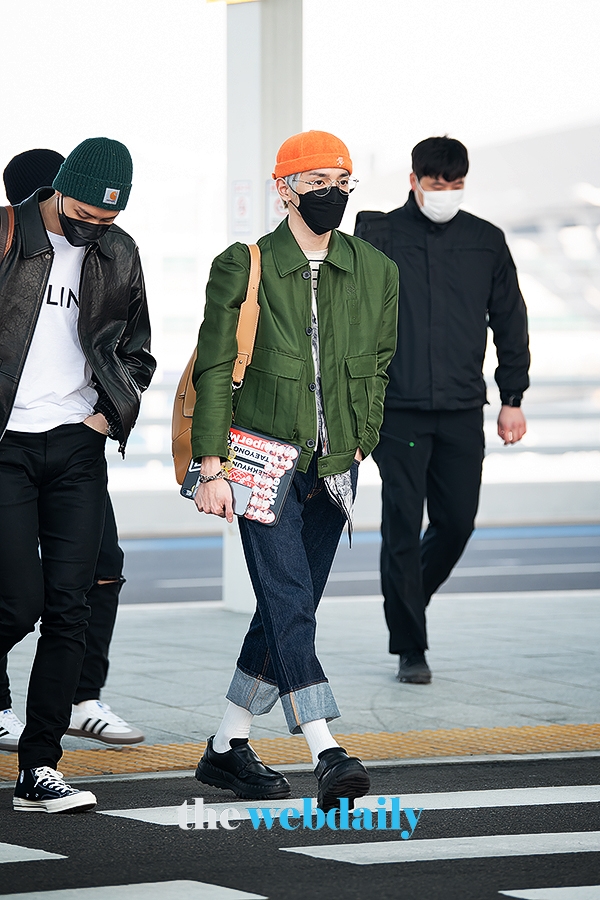 NCT127 태용, 인천국제공항 출국 현장