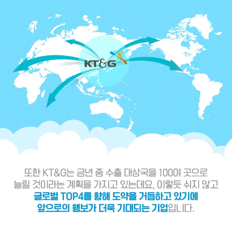 KT&G '글로벌 모범생 KT&G 따라잡기' 카드뉴스 공개