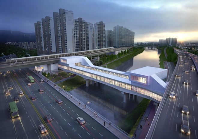 3월 28일 개통하는 동해선 부산원동역사 조감도.(제공=부산시)