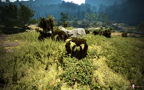 유적 골렘 사냥 모습. 사진=펄어비스