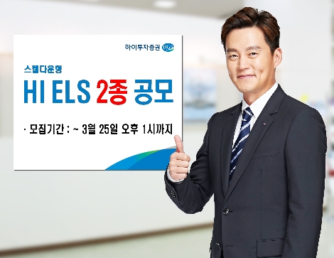 하이투자증권이 공모하는 ELS 2종 안내 이미지. 사진=하이투자증권