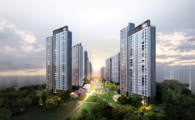 신동탄포레자이 투시도.(사진=GS건설)